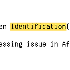 Citizen Identification (1/4) : A pressing issue in Africa