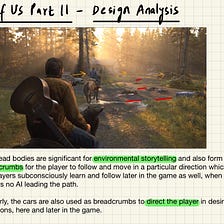 The Last of Us Part II: Design Analysis Notebook