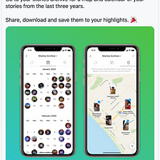Instagram cambia l’archivio delle Stories: arriva Stories Map