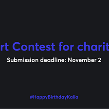 Art contest for Kalao’s 1 year anniversary