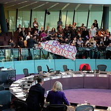 Punch and Judy politics: City Hall security staff accused of punching protester