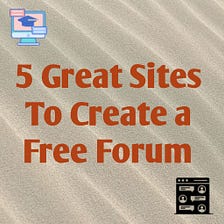 5 great sites to create a free forum