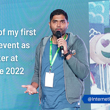 Experience of my first in-person event as a speaker at ACD Pune 2022