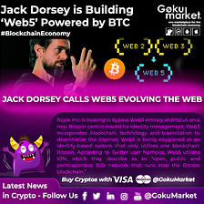 JackDorsey is Building ‘Web5’ Powered by #Bitcoin