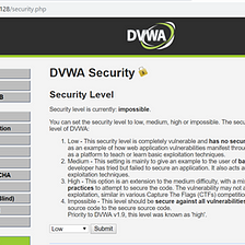Write up Multiple vulnerability DVWA
