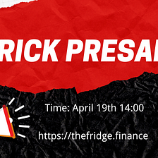 Brickestate Presale will be live at 14:00 on April 19th UTC