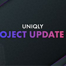 Uniqly Project Update #3