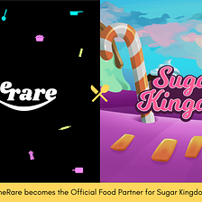 OneRare partners with Sugar Kingdom for the Sweetest Foodverse Menu !