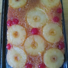 My First Time Making Pineapple Upside Down Cake