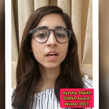 Ayesha Shaikh DIANA Award winner 2021 congratulates HI VOICES for their work for minorities