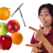On oranges, apples, and pens, and a vital lesson on freelancing