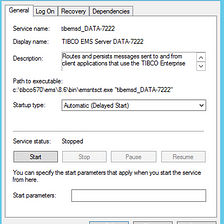 How to run EMS instances as Windows Services