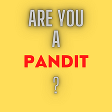 Who Is A Pandit? —  According To Vidura