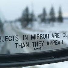 Objects in Mirror are Closer than they Appear
