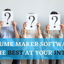 Latest resume maker software for FREE download