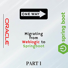 Migrating from Weblogic to Spring Boot — Part 1