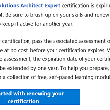 Azure Certification Renewal Season is OPEN!