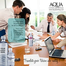 Custom Label Bottled Water | Medium