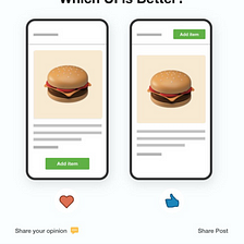 Which UI is better? The importance of contextual design
