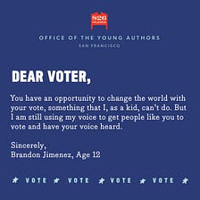 Dear Voter: Why Young People Want You To Vote