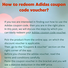 adidas app code