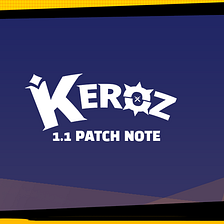 1.1 Patch Note