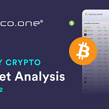 Weekly Crypto Market Analysis with Geco.one — 03.01.2022