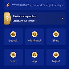 Join New Miner TRON TRXDB.