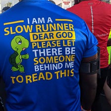 The travails of a slow marathoner