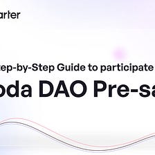 Guide to Participate in Moda DAO Pre-Sale on Polystarter