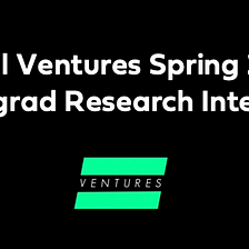 Equal Ventures Spring 2023 Undergrad Research Internship