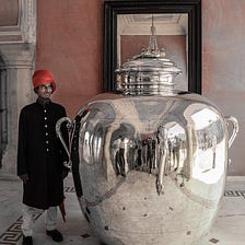 345 KG of Silver: The Silver Urns of the Palace of Jaipur