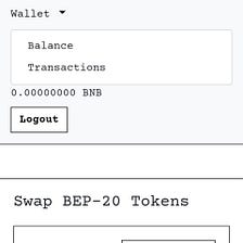 Sending BNB to Z3NS Wallet