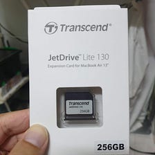 Extend MacBook Air storage with Transcend JetDrive Lite 256GB