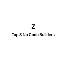 Here are the Top 3 No Code Website Builders.