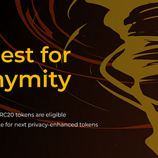 Request for Anonymity (RFA) — Cyclone Protocol