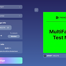 Parakeet Bridge Testnet — Ominchain Bridge for your NFTs