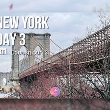 Chapter 42/3 : New York Day 3