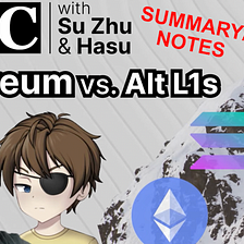 Podcast Summary/Notes: UCC with Su Zhu & Hasu on Ethereum vs. Alt L1s