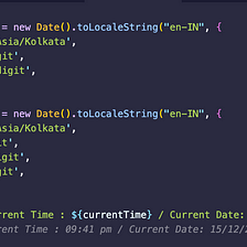 JavaScript Get Date Methods