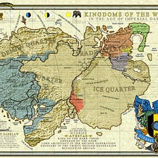 Fantasy Map of the Darklaw Saga