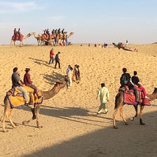 Desert Trek in Rajasthan by Sunita Rajendra