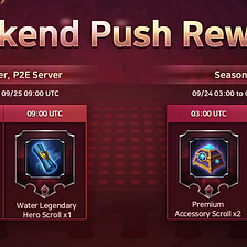 Along with the Gods, Weekend Push Rewards Event
