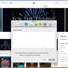 How to change the device backup location of iTunes