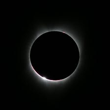 Eclipse Viewing in a Bike-Over Town