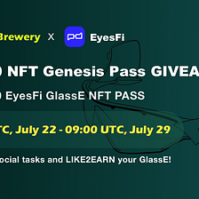 Brewery × EyeFi GlassE NFT PASS Giveaway Winner List