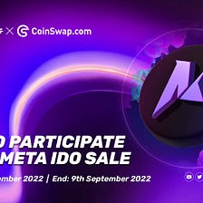 Participation Guide for MetaRace ($META) IDO on CoinSwap