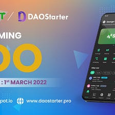Whitelist for Dx Spot IDO on Dao Starter is now OPEN