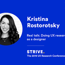#UXRConf Preview: Meet Kristina Rostorotsky