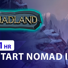Left only 1hr before start Nomadland IDO!! 🎉